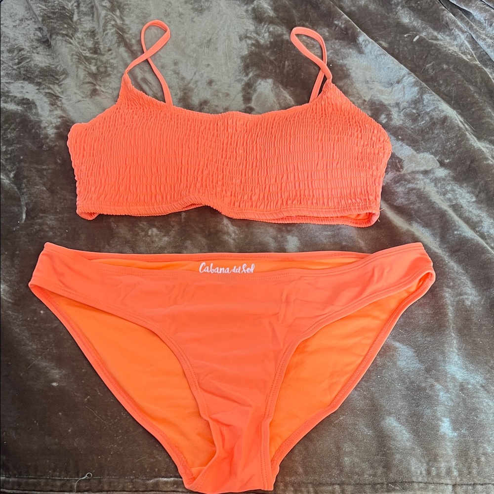 Cabana del Sol Orange Bikini Set